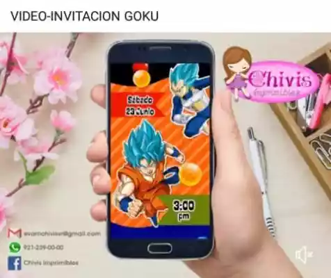 vectores plantilas INVITACION,INVITACIONES,NIñO,NIÑA,INFANTIL,DRAGON BALL,CARICATURA,